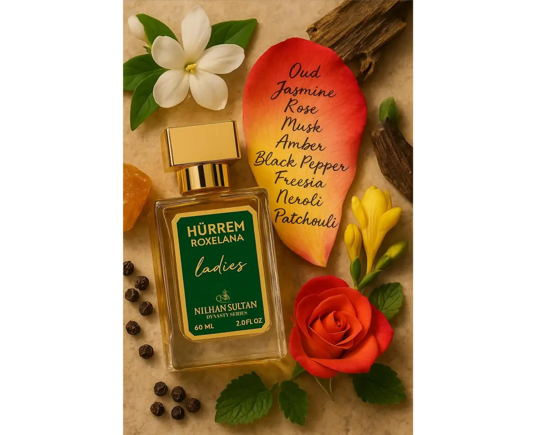 Hurrem Roxelana – Ladies | Oud, Jasmine & Rose Royal Elegance | 60 ml