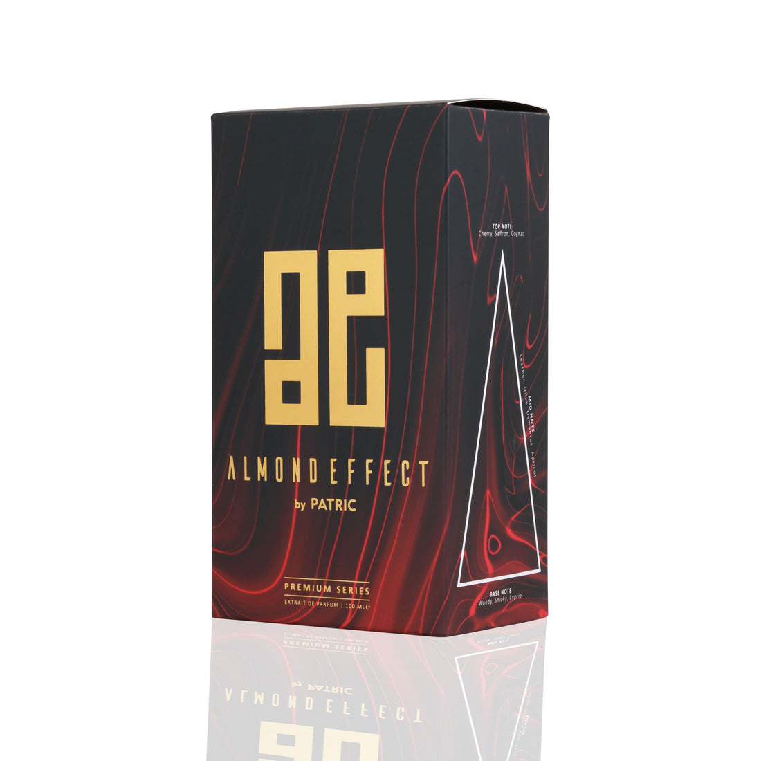 By Patric Almond Effect Eau de Parfum – 3.4 fl oz | Dark Cherry, Leather & Spicy Saffron | Bold Smoky Woody Scent with Almond, Osmanthus & Zeytin Notes | Unisex Long-Lasting Perfume